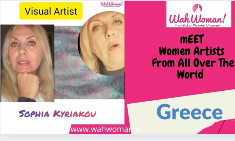 A Visual artist From Greece| Woman visual artist- Sophia Kyriakou| Greece Ancient Art| Greek Artist