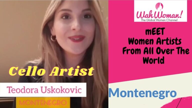 A Cello Artist from Montenegro | Woman Cello Player | Singer | Cello Concerts